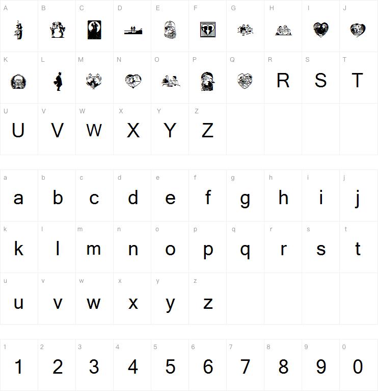 LM Romantix字体