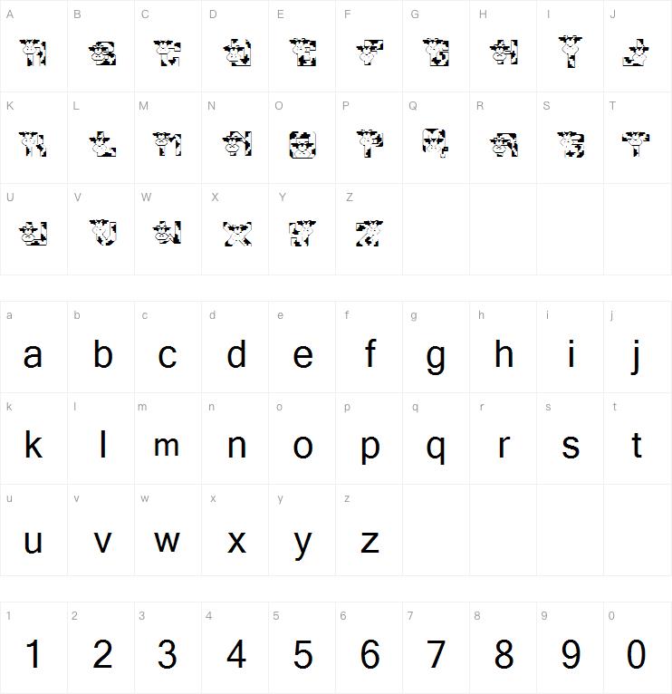 LMS Conrad's Cows字体