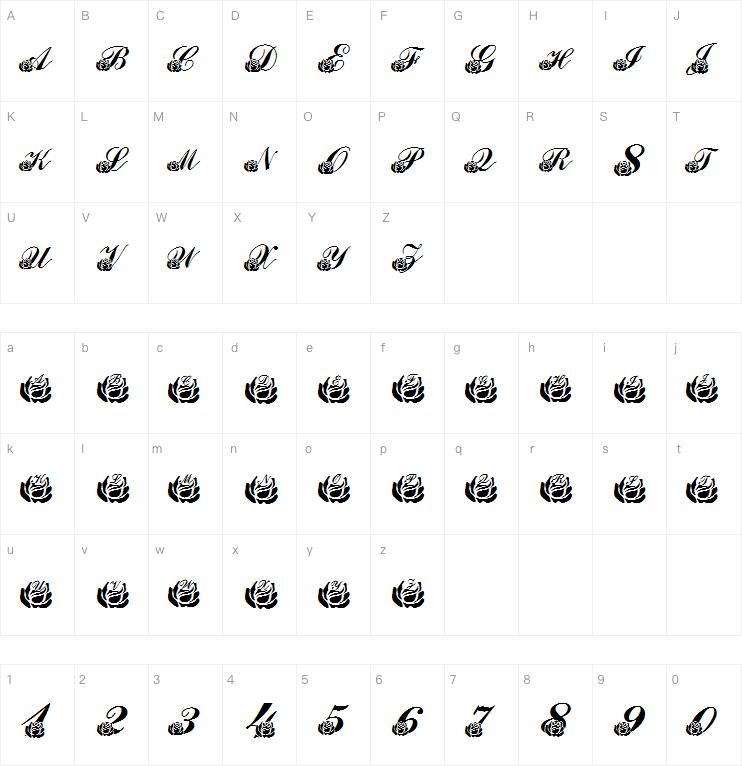 LMS Corinne's Roses字体