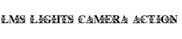 LMS Lights Camera Action字体