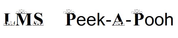 LMS Peek-A-Pooh字体