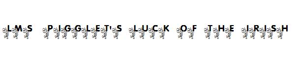 LMS Pigglet's Luck Of The Irish字体