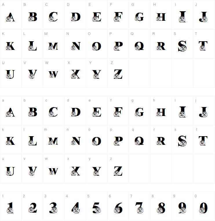 LMS Pumpkin Pal字体