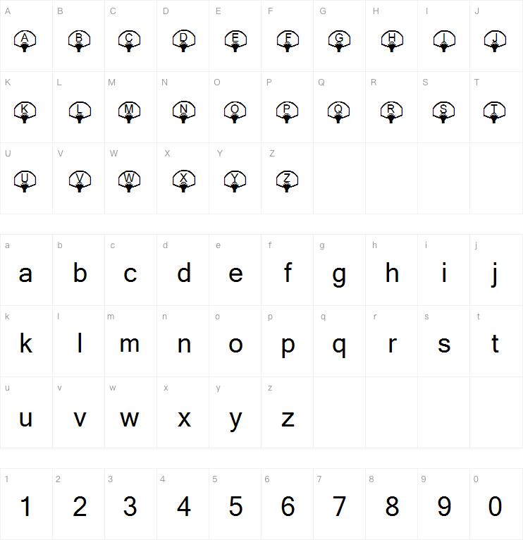 LMS The Hoop Is On Fire字体