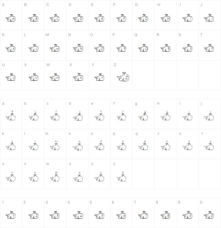LMS Whale Of A字体