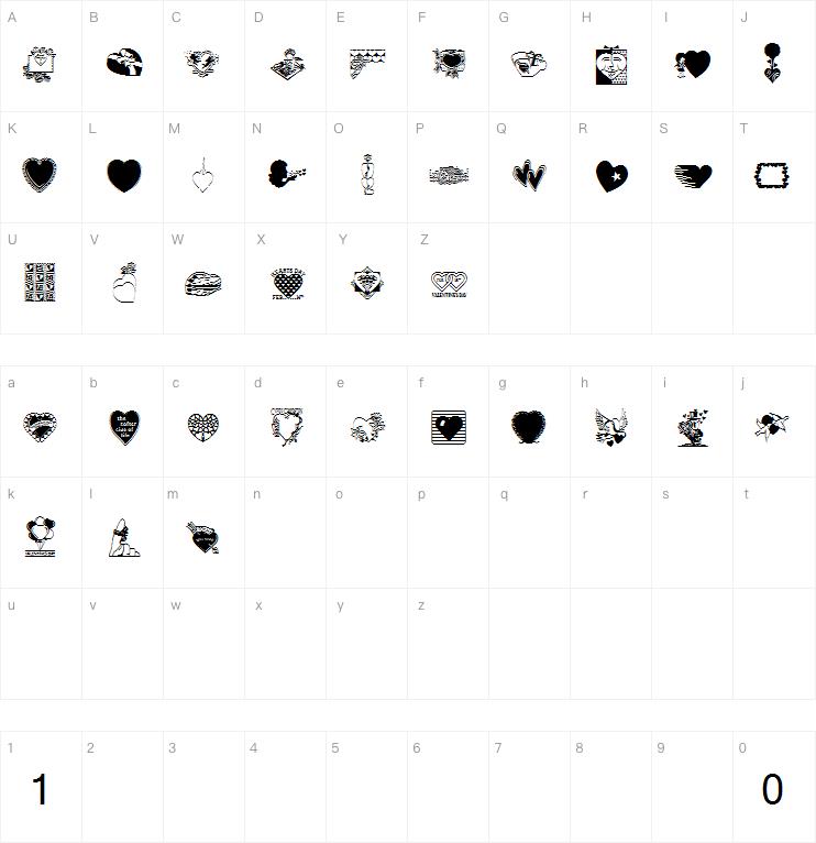 LM Valentines字体