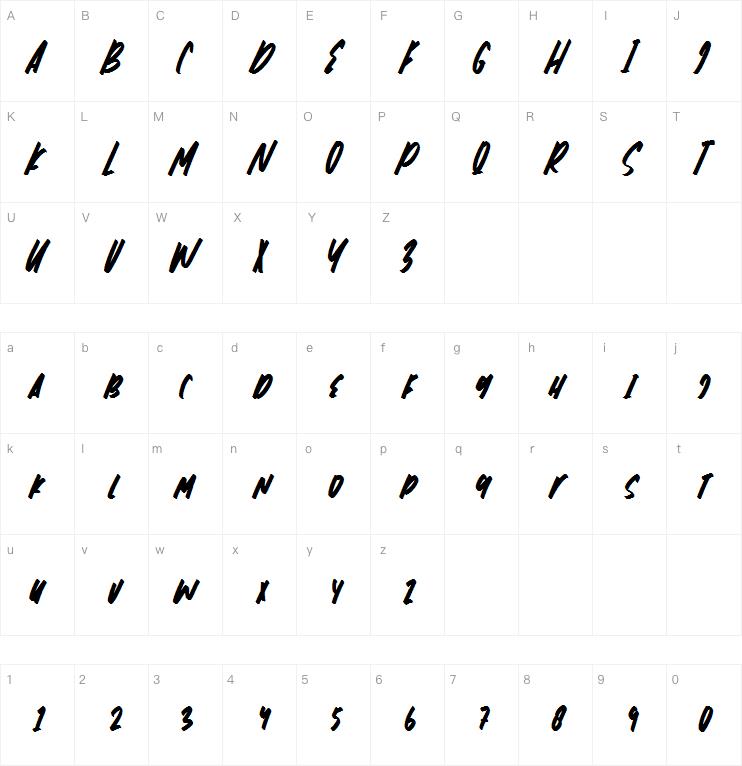 Loathing字体