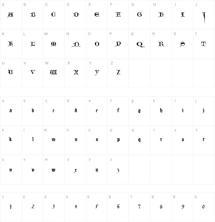 LombardPlattfuss字体