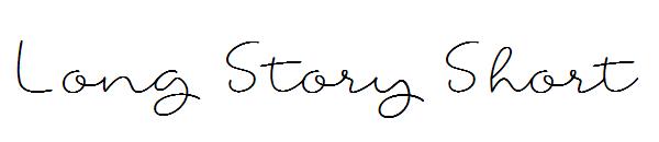 Long Story Short字体