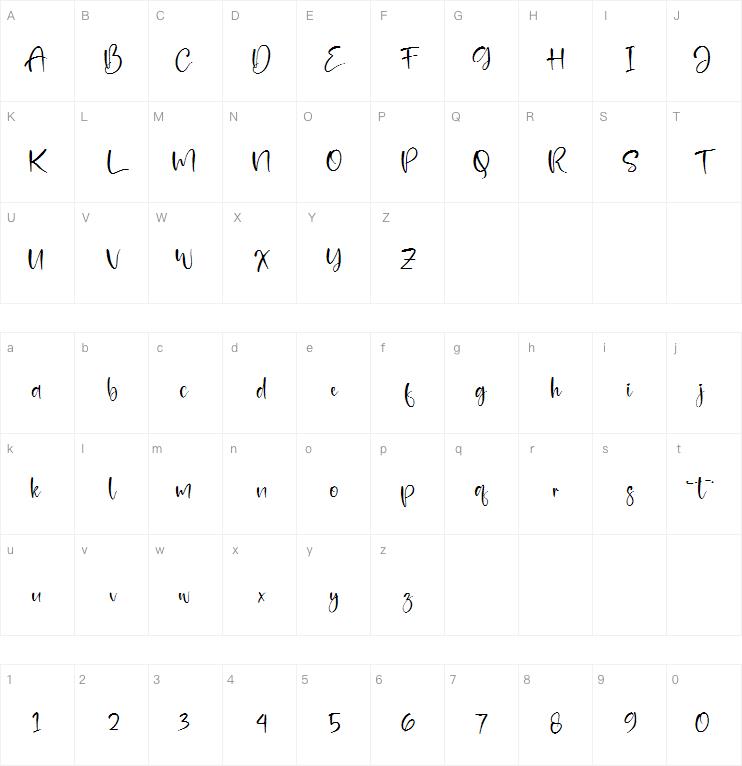 Lostefa Mesmerize字体