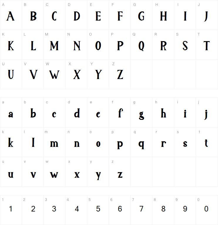 Monogram Lovely字体