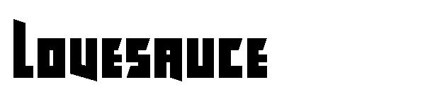 Lovesauce字体
