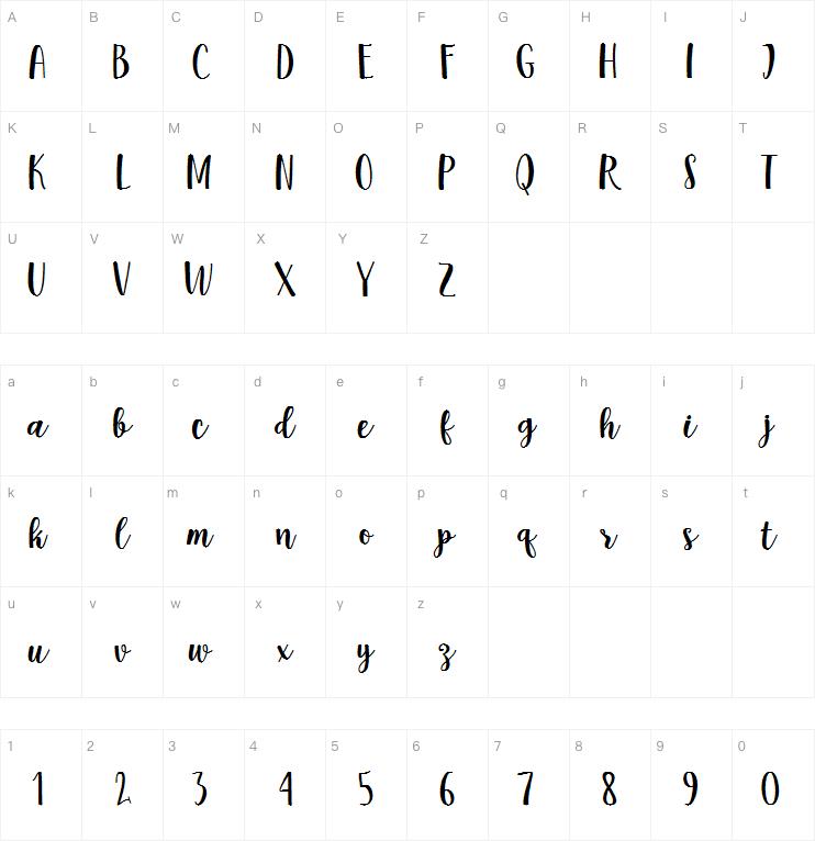 Lovesmith Script字体