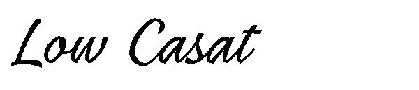 Low Casat字体