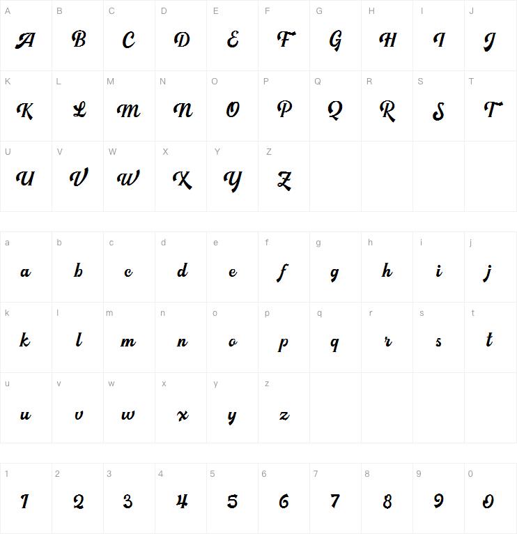 LS Harsey Regular字体