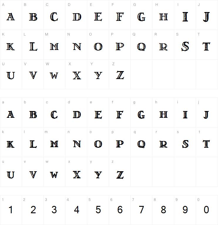 LT Nutshell Library字体