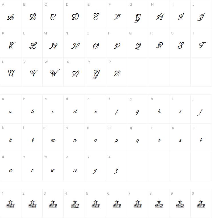 Lucy Said Ok字体