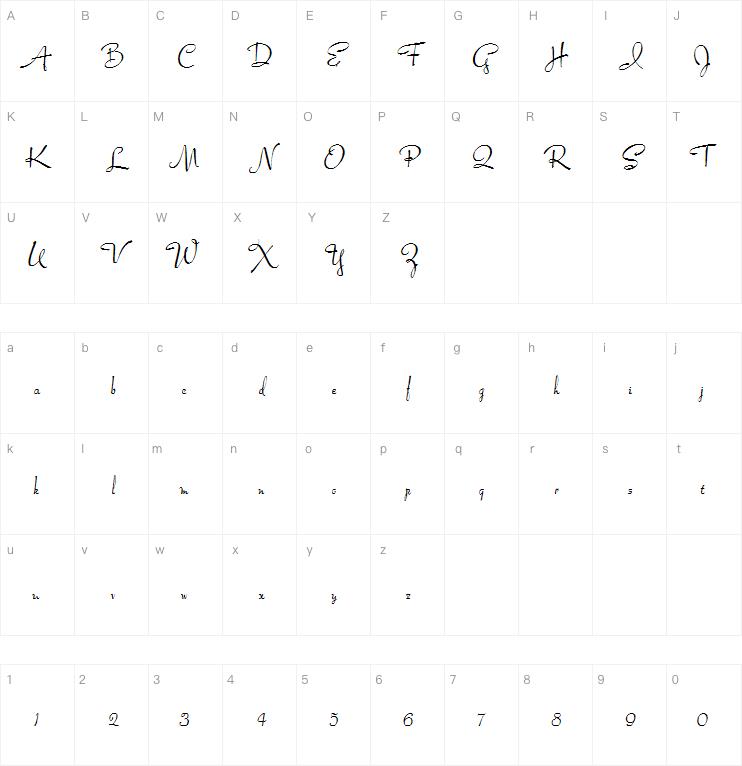 Lucy Script字体