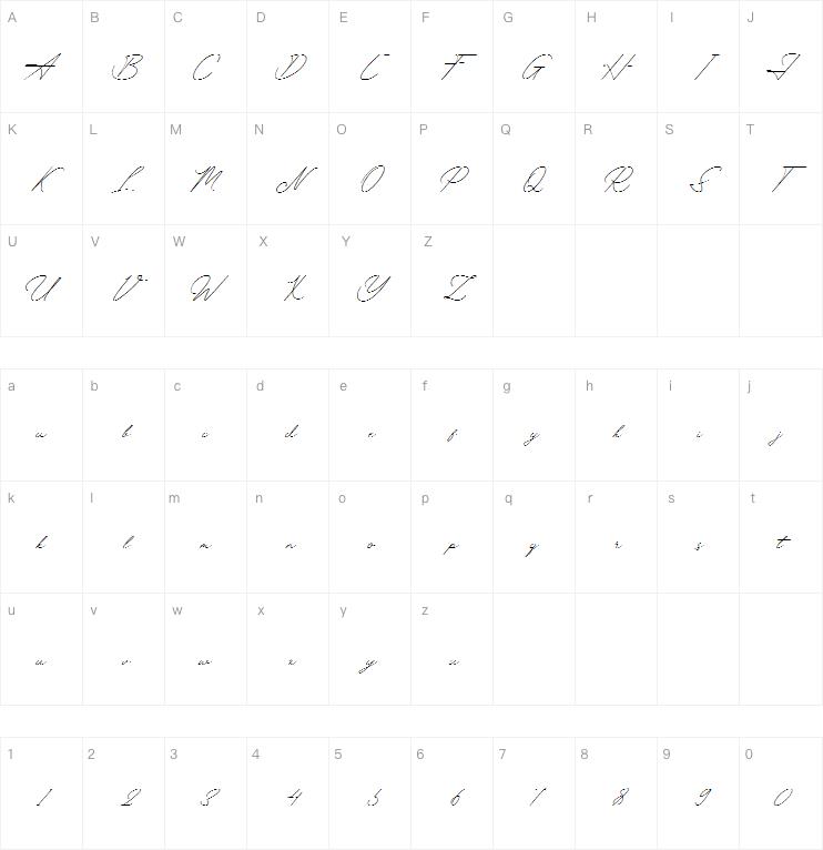 Luxembourg Signature字体