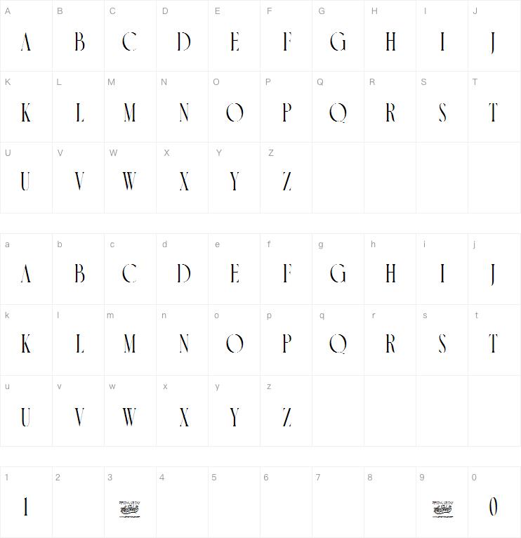 Luxoorea字体