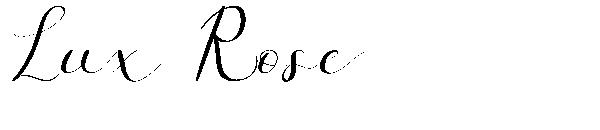 Lux Rose字体