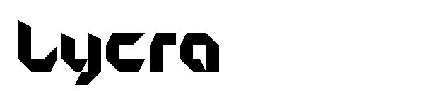 Lycra字体