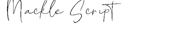 Mackle Script