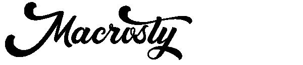 Macrosty字体