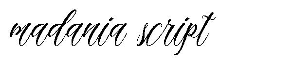 madania script字体