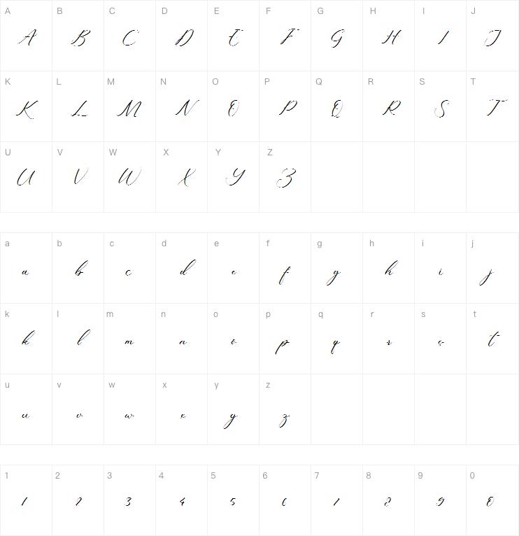 Madeleine Melanie字体