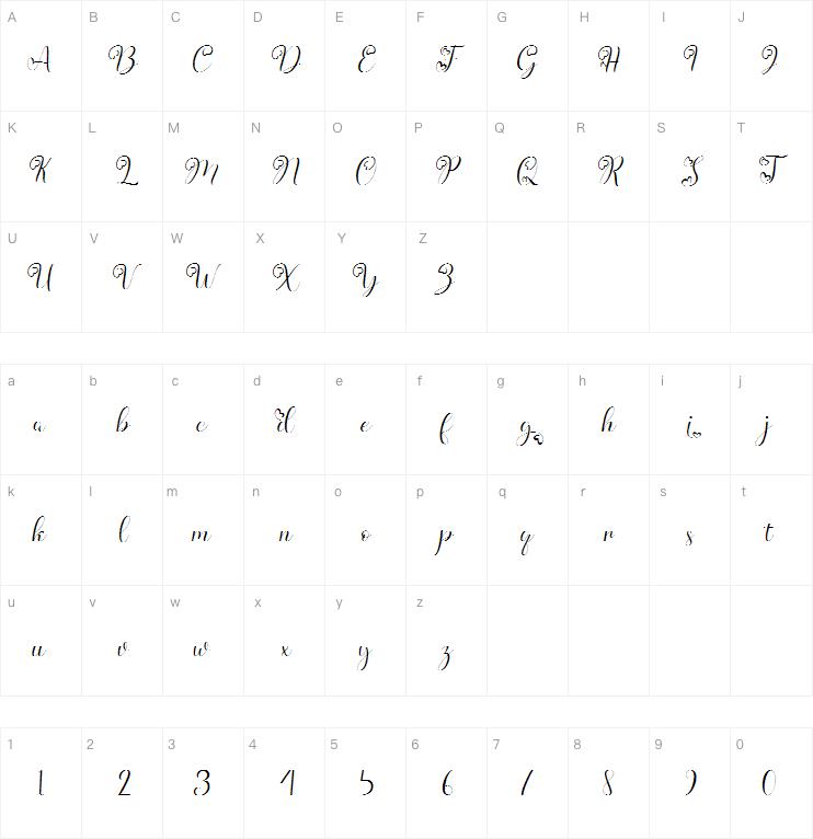 Magdolina字体