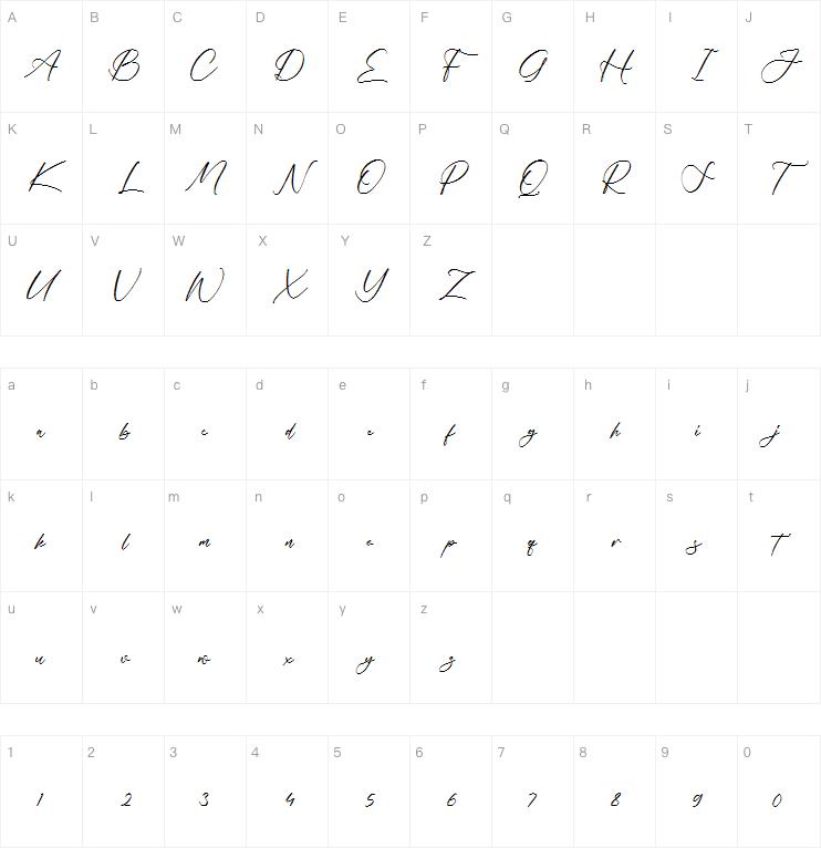Magistica Signature字体