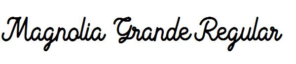 Magnolia Grande Regular字体
