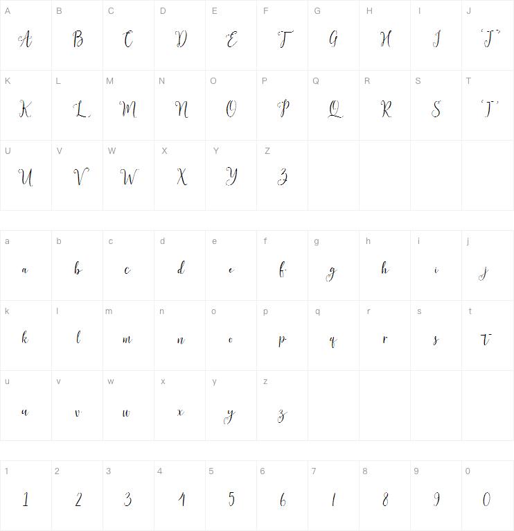 Magtina Script字体