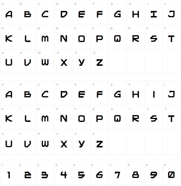 Mainframe BB字体