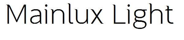 Mainlux Light字体