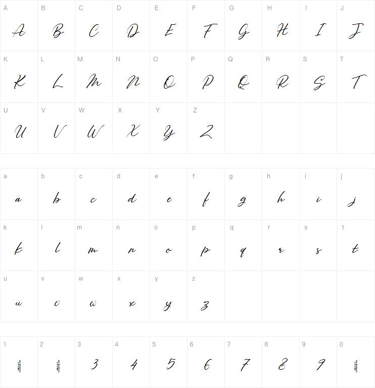 Majestic Wisteria字体