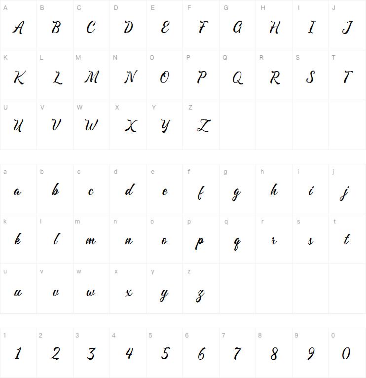 Majestika Script字体