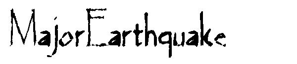 MajorEarthquake字体