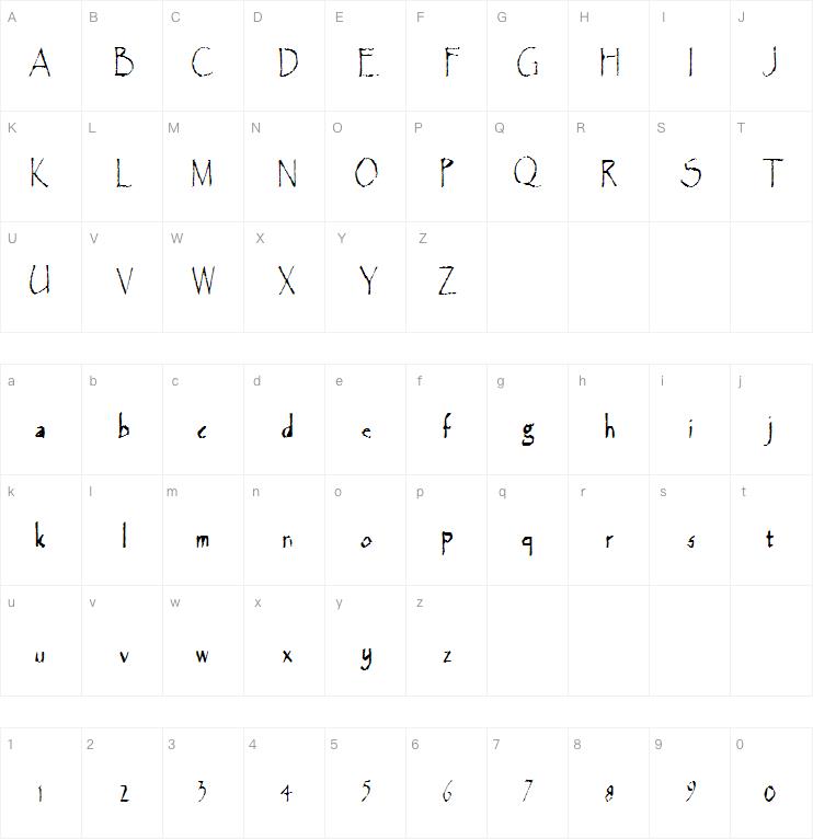 MajorEarthquake字体