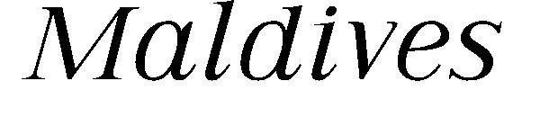 Maldives字体