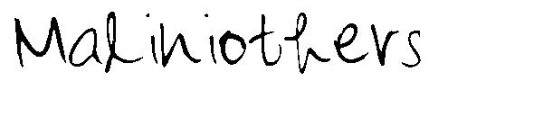 Maliniothers字体