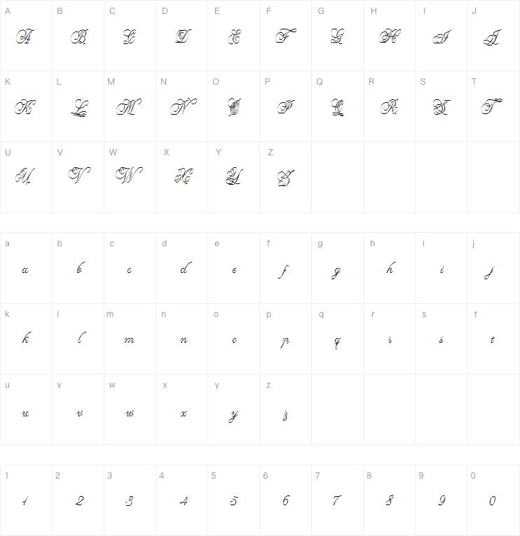 Mallaire Calligraphy字体
