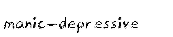 manic-depressive字体