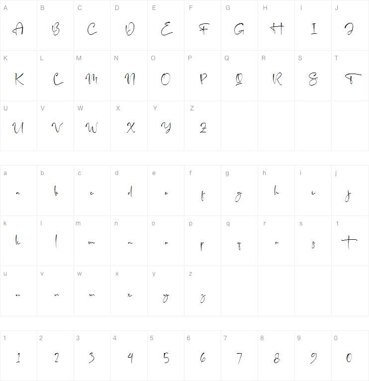 Mantilda Kristine字体