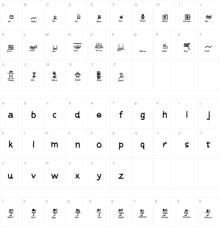 Mantrakshar Learn字体