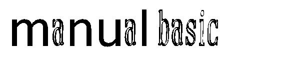 manual字体 basic