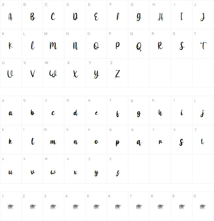 Maple Memories字体