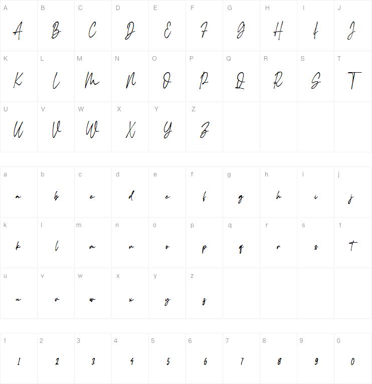 Maradona Signature字体