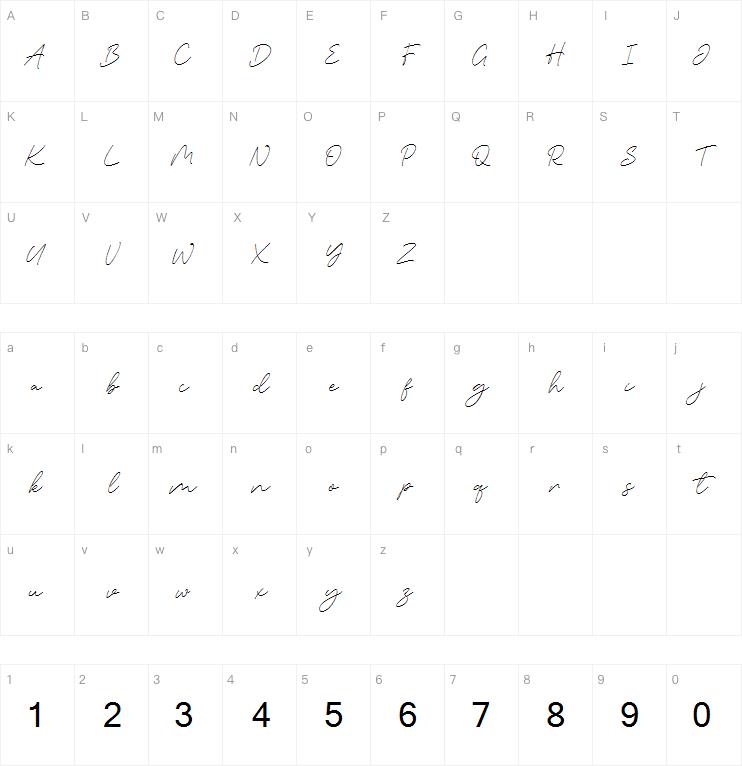 Marchey Signature字体